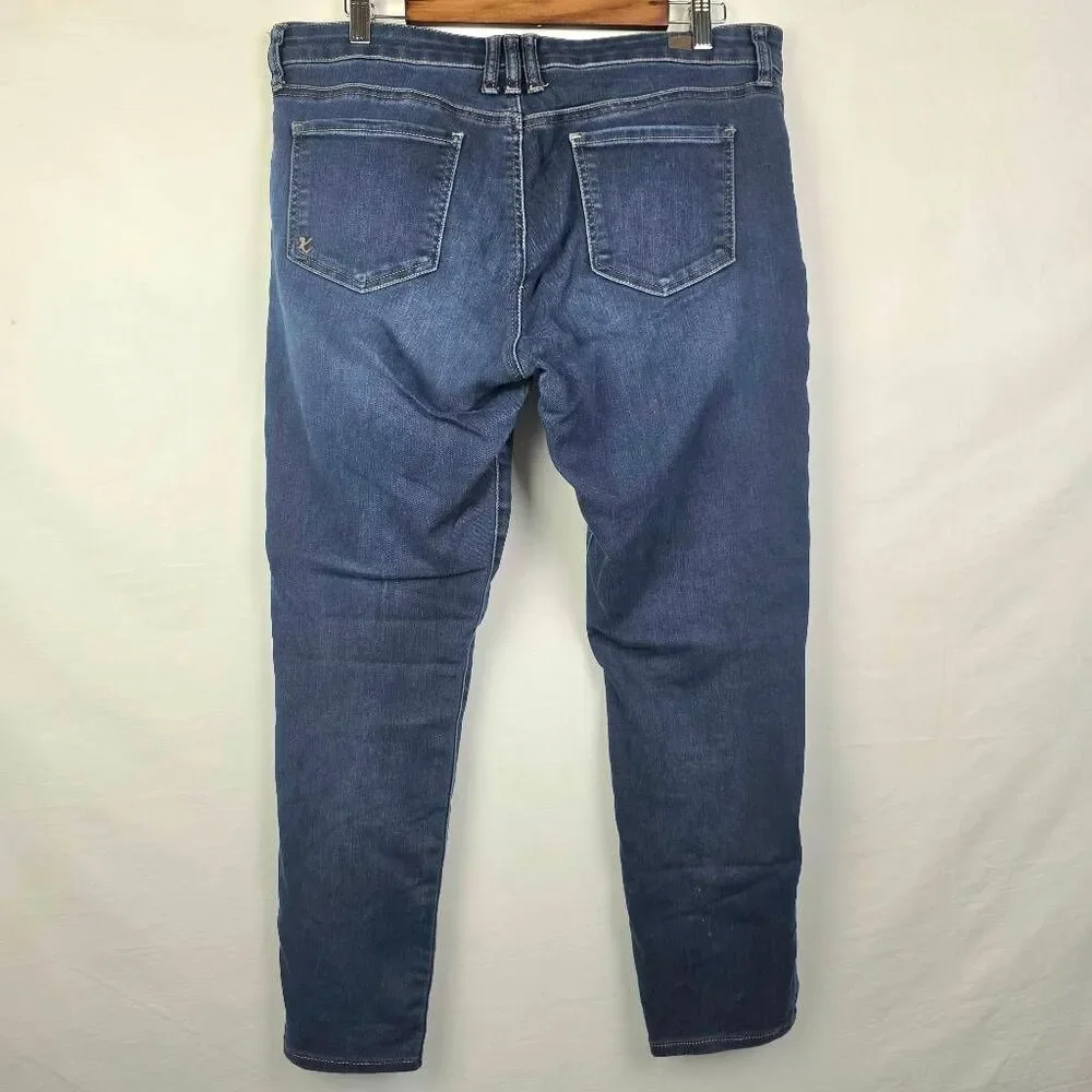 KUT From The Kloth Size 12 Dark Wash Stretch Straight Jeans